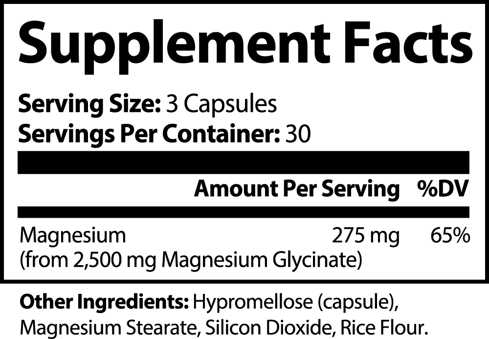 Solvana Magnesium Glycinate – Relaxation, Muscle Recovery & Sleep Support – 90 Capsules