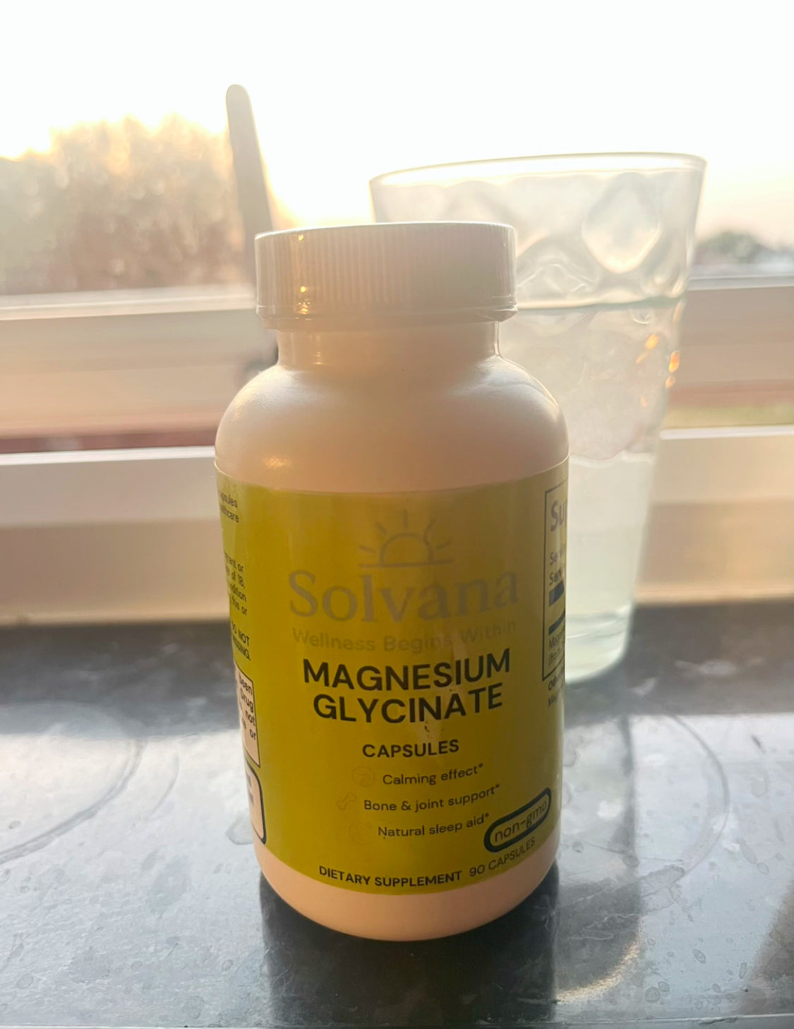 Solvana Magnesium Glycinate – Relaxation, Muscle Recovery & Sleep Support – 90 Capsules