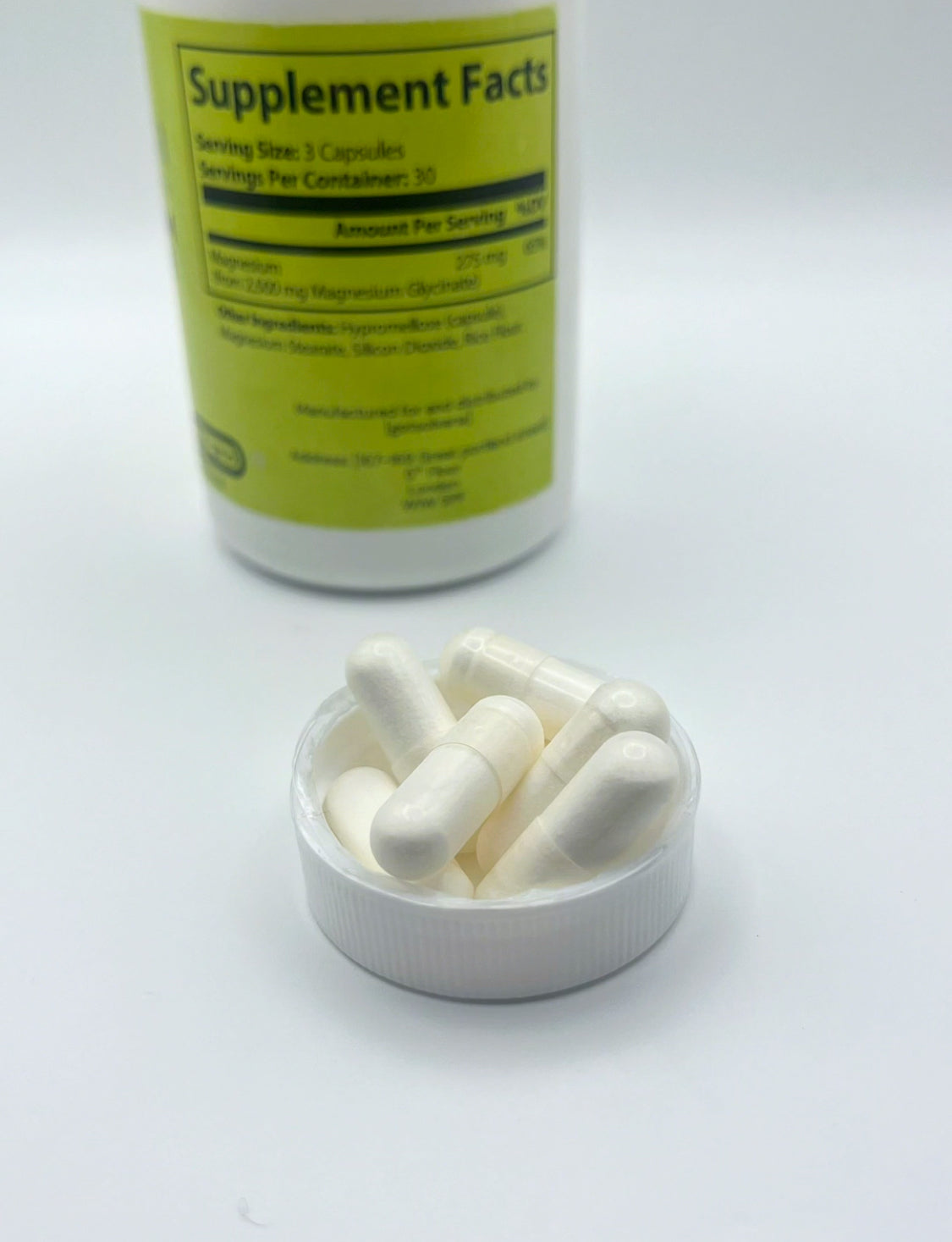 Solvana Magnesium Glycinate – Relaxation, Muscle Recovery & Sleep Support – 90 Capsules