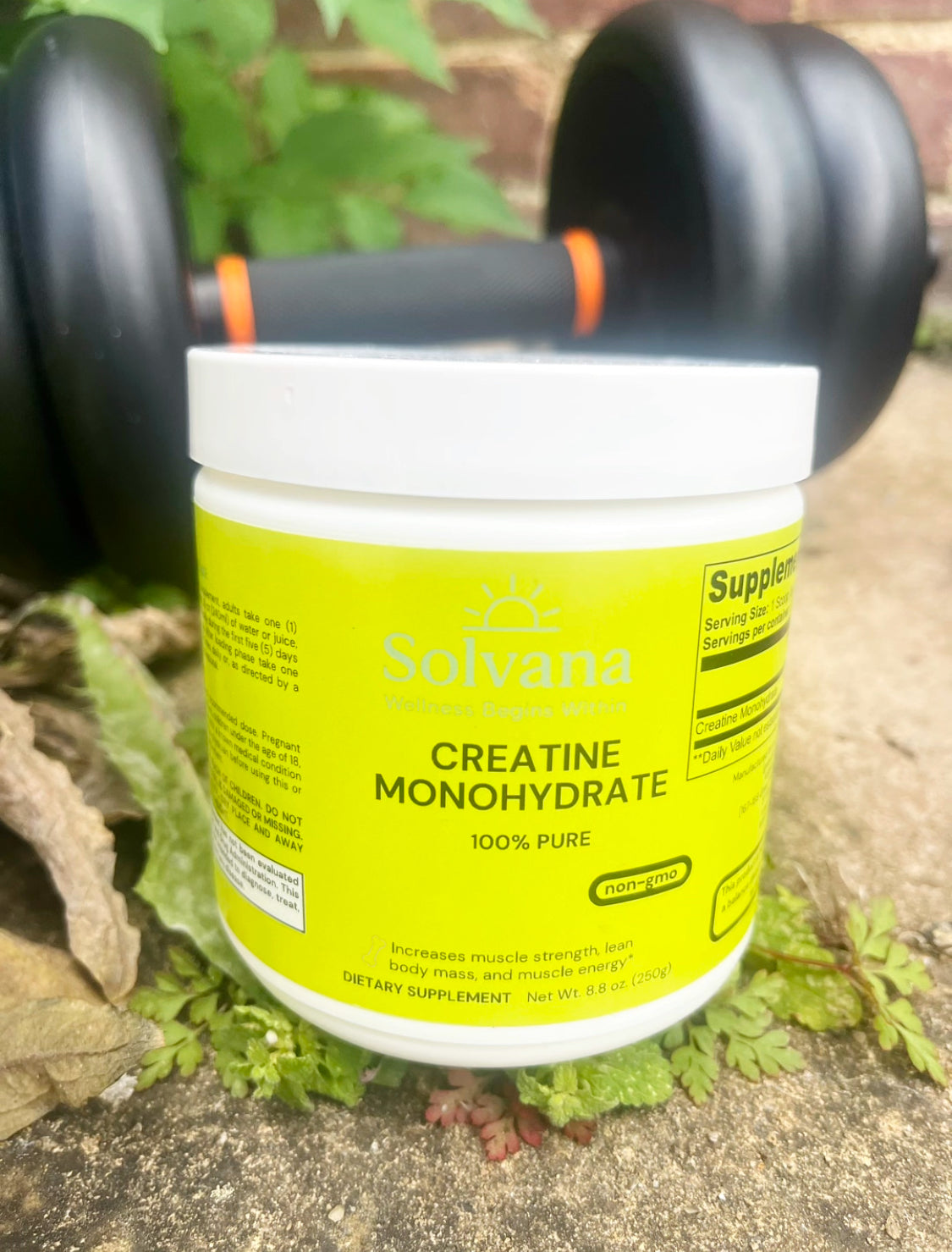 Solvana® Creatine Monohydrate – 100% Pure Micronized Powder | Strength, Power & Muscle Support