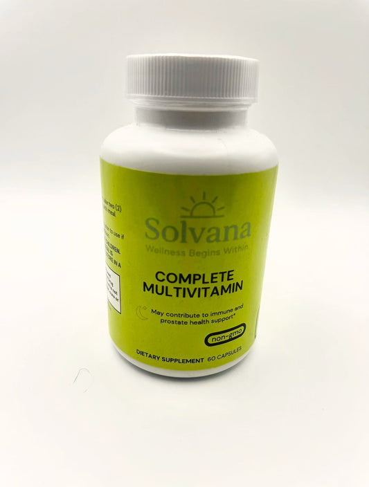 Solvana Daily Multivitamin – Energy, Immunity & Overall Wellness – 60 Capsules